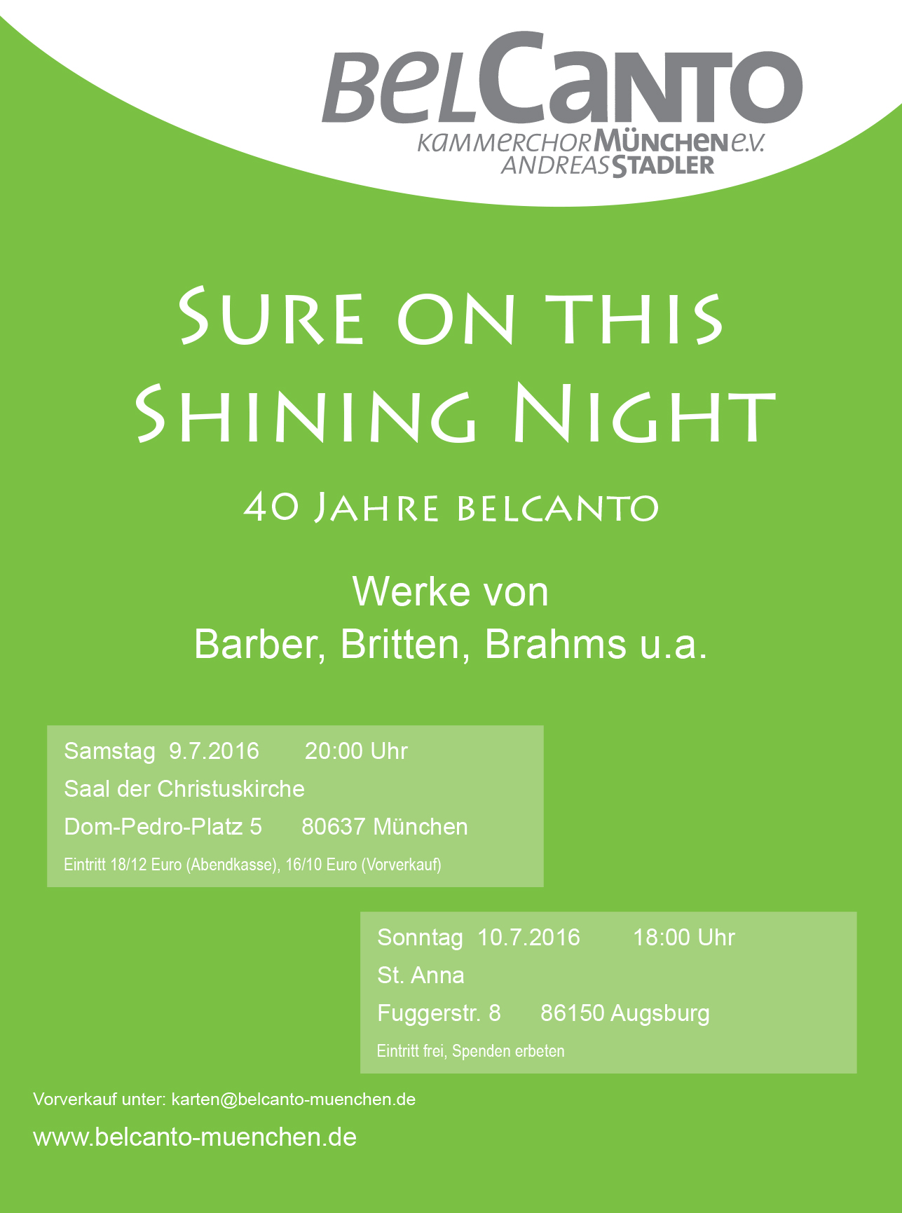 Shure on this Handzettel grün.indd