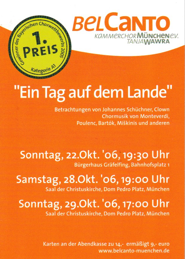 Ein Tag auf dem Lande