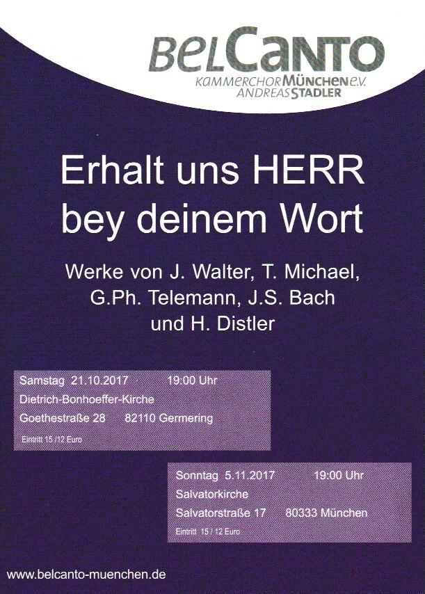 Erhalt uns Herr bei deinem Wort