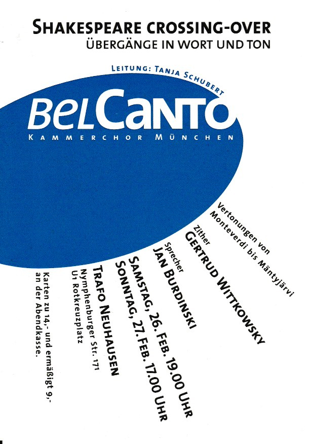 Shakespeare Crossing Over